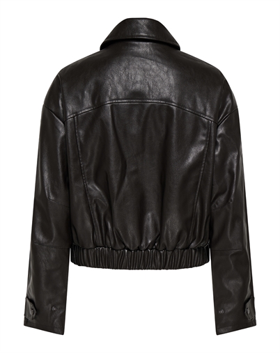 Only - ONLMelle Faux Leather Jakker - Chocolate Torte 